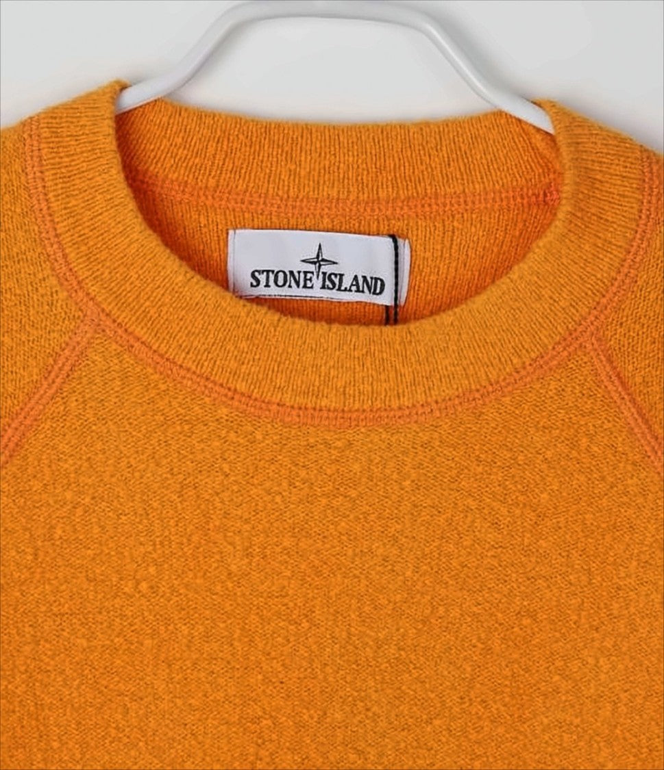 Stone Island Relaxed-Fit Orange Knitwear