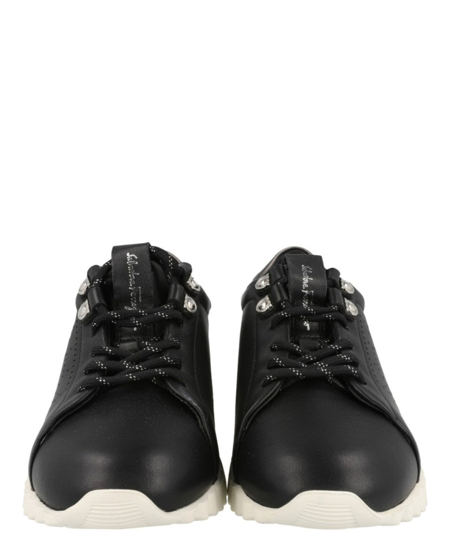 Ferragamo Gancini Perforated Sneakers