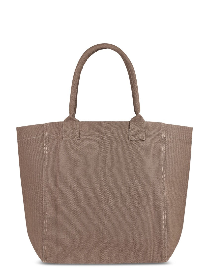Isabel Marant Cotton Tote Bag With Prominent Logo