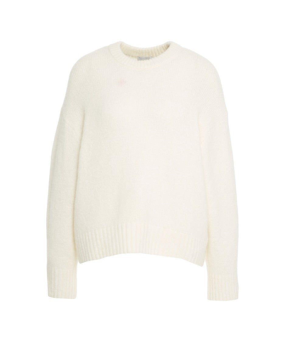 8Pm Relaxed Fit Knit Sweater With Ribbed Details
