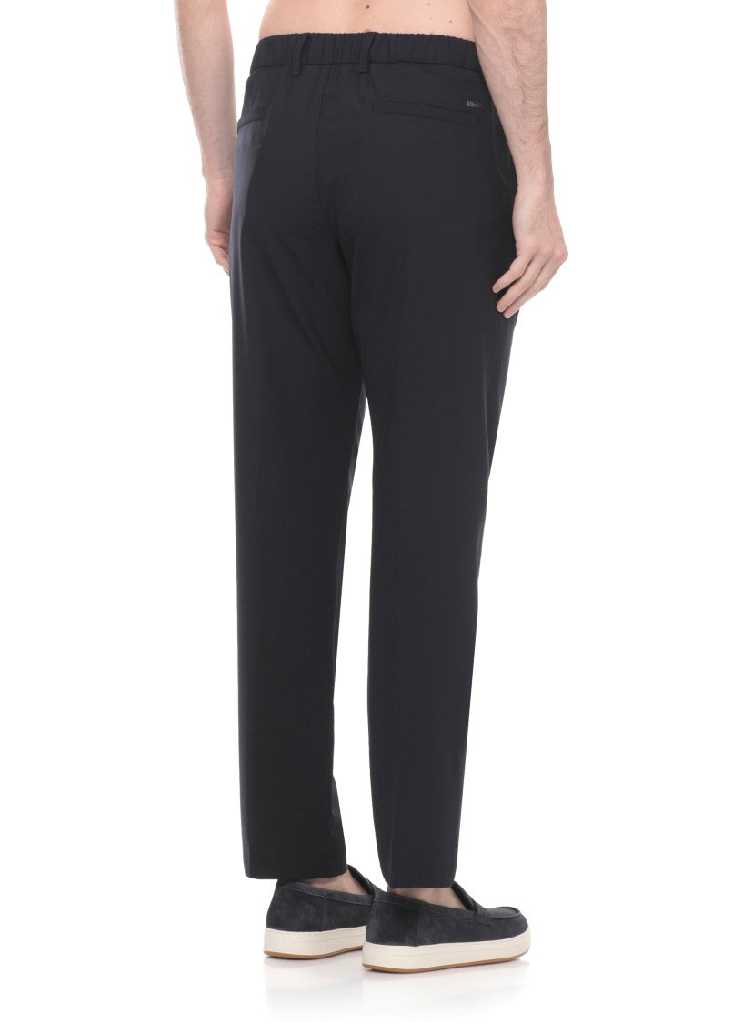 Herno Wool-Blend Straight-Leg Pants