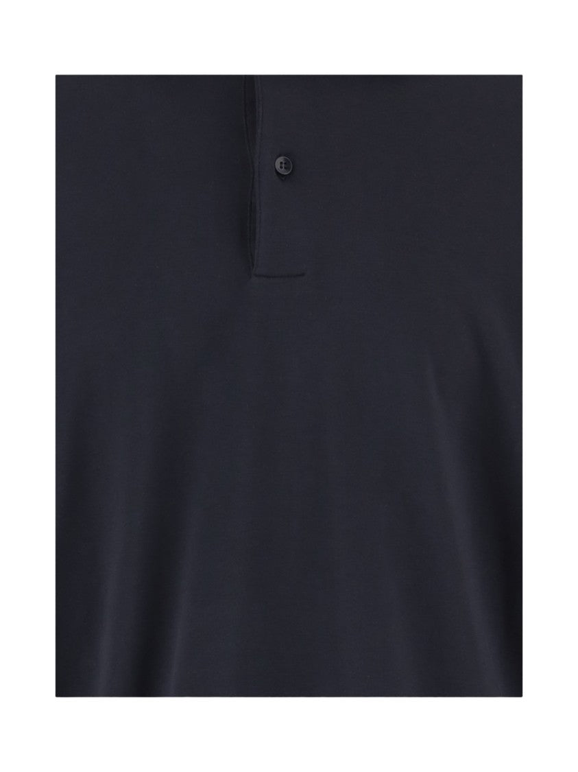 Darkpark Long-Sleeved Cotton Polo Shirt