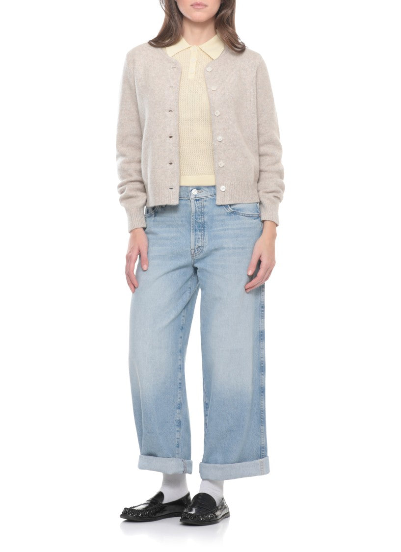 Guest In Residence Beige Ava Cashmere-Silk Cardigan