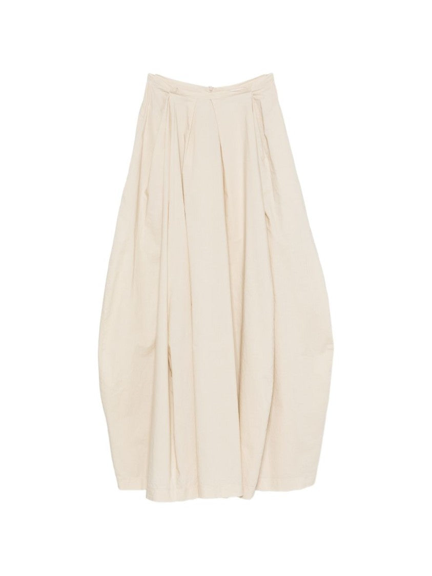 Jucca Pleated High Waist Maxi Skirt