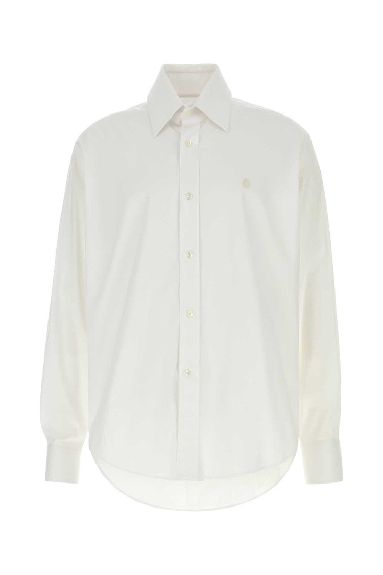 Alexander Mcqueen White Poplin Shirt