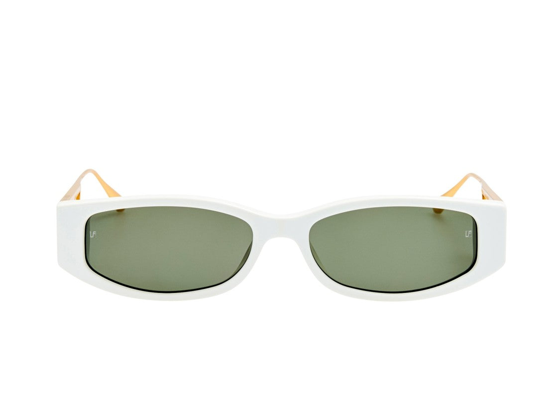 Linda Farrow Gold Lfl1649 Metal Geometric Sunglasses