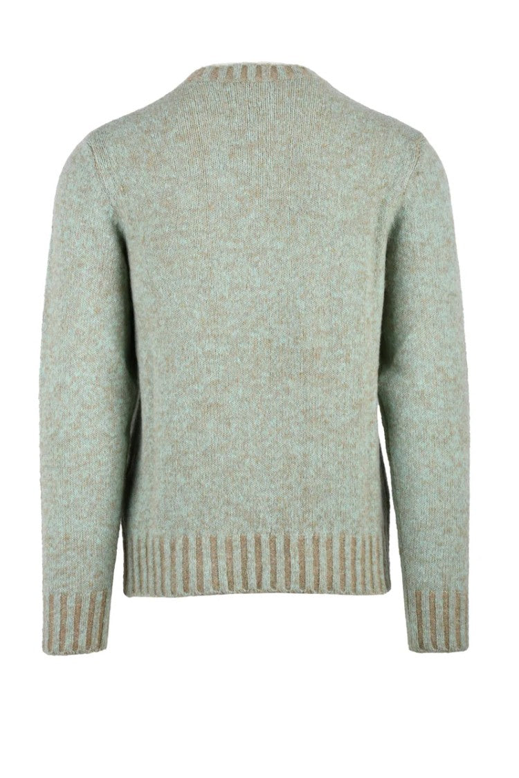 Become Crew Neck Sweater Green/Brown