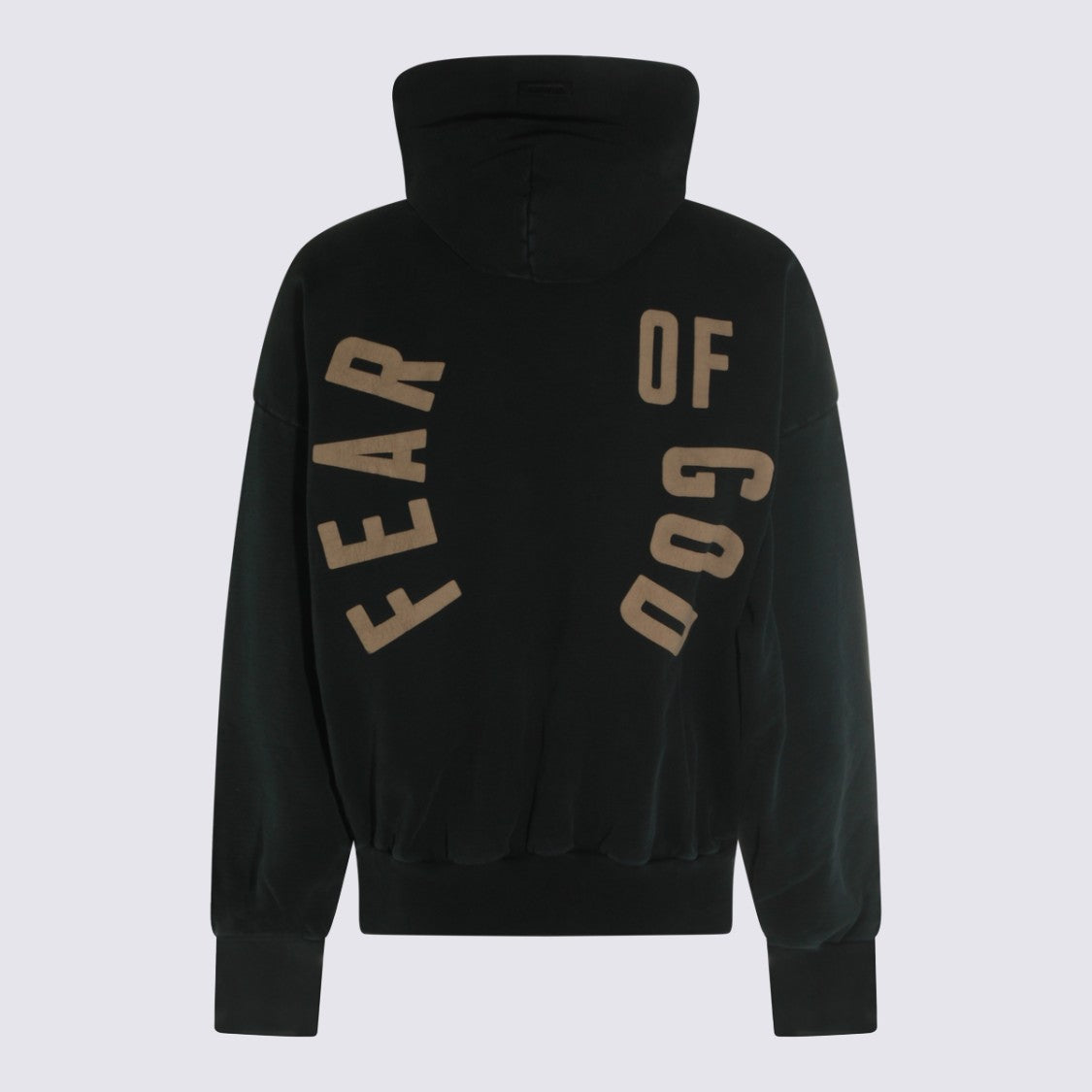 Fear Of God High Collared Knit Sweater With Bold Branding Details