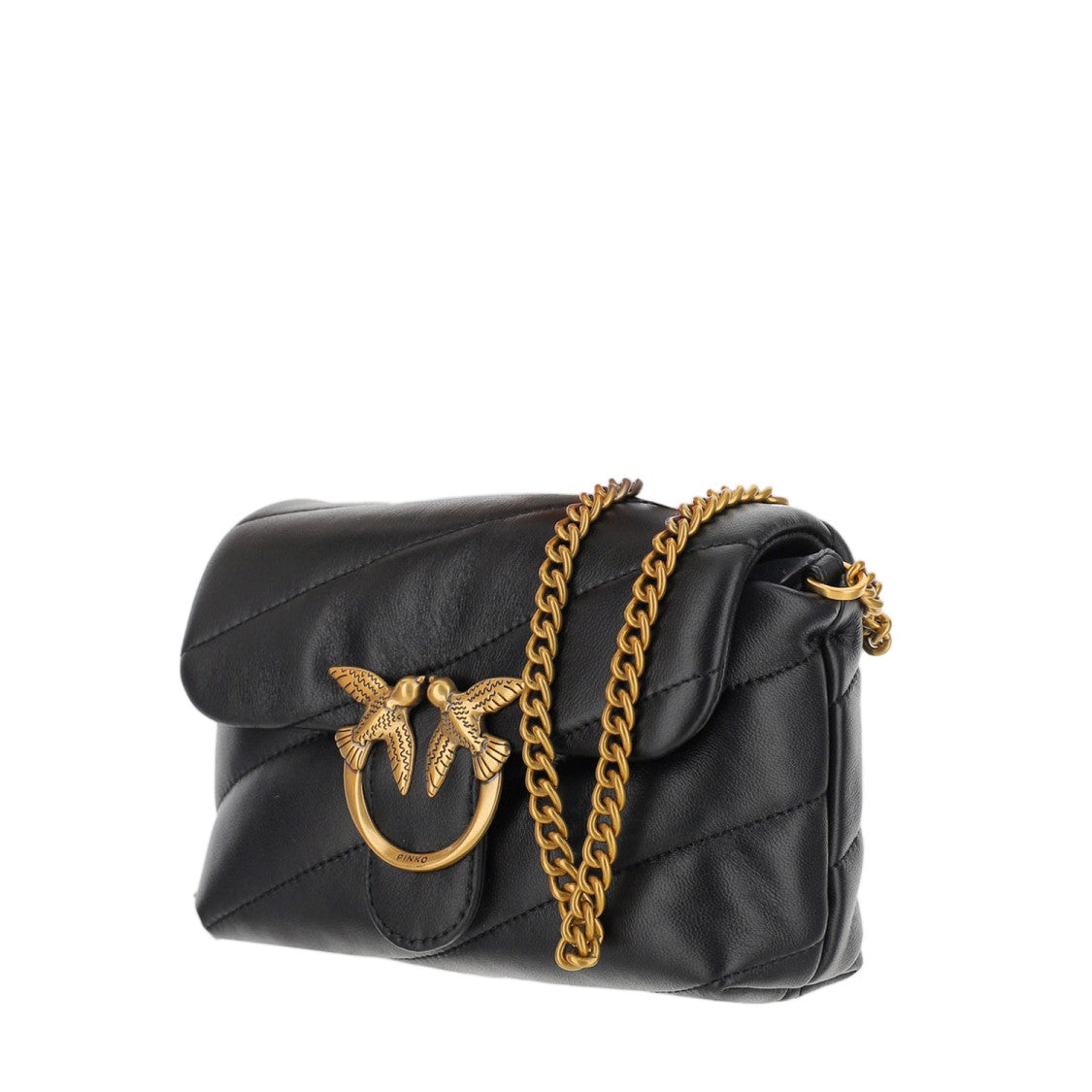 Pinko Love Baby Puff Shoulder Bag With Diagonal Quilting