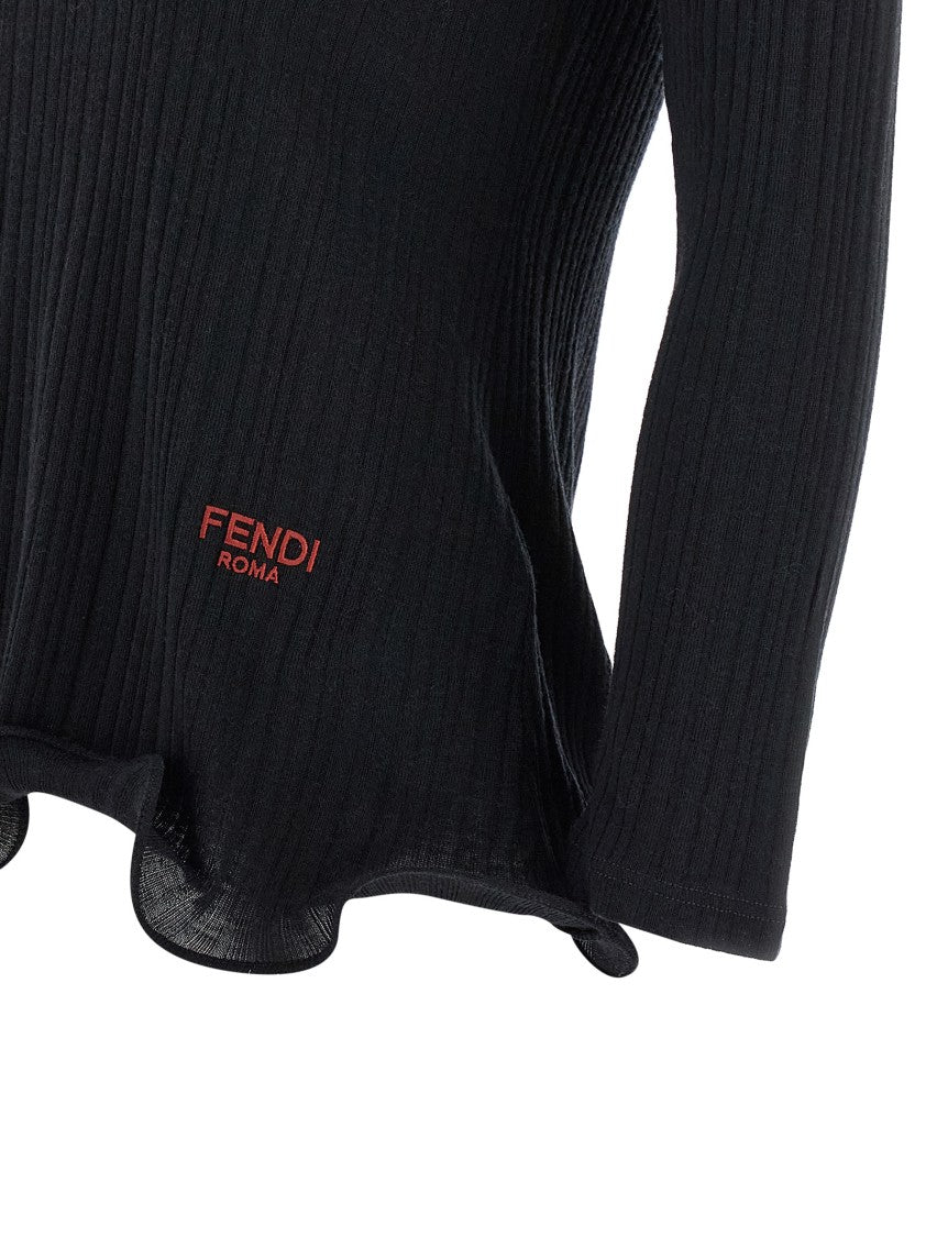 Fendi Ruffled Sweater
