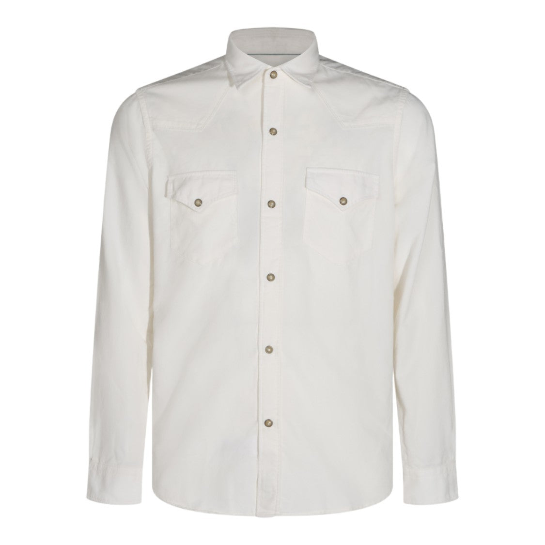 Canali Classic Light Tone Shirt With Textured Pattern