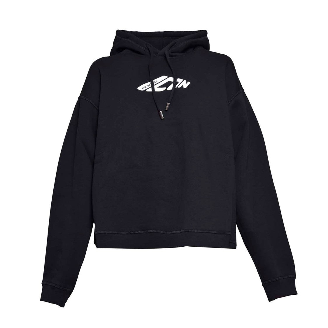 Dsquared2 Black Cotton Icon Relax Fit Hoodie