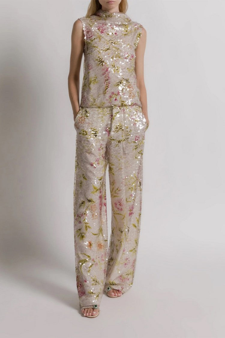Alberta Ferretti Multicolor Silk Blouse