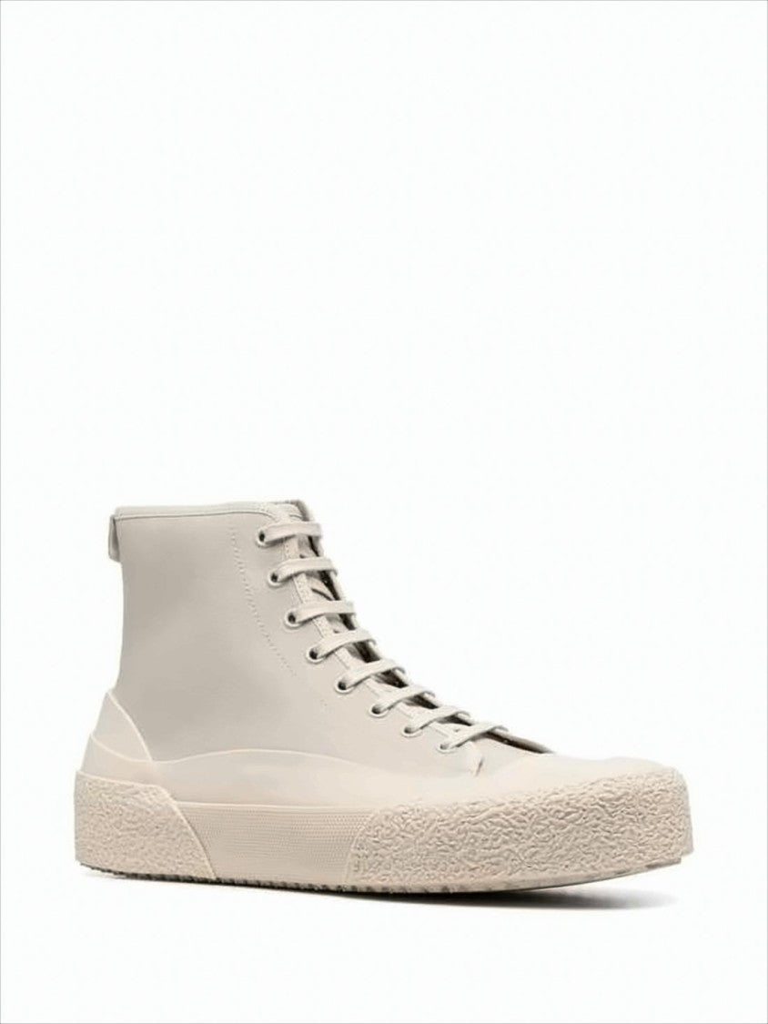 Studio Nicholson High-Top Cotton Sneakers