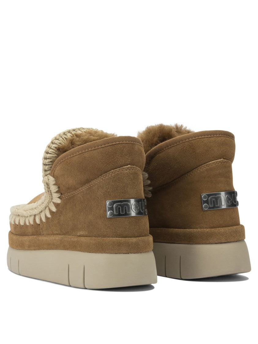 Mou Sheepskin Ankle Boots