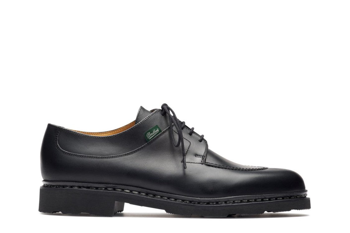 Paraboot Hunting Toe Derby Shoes With Norwegian Stitching