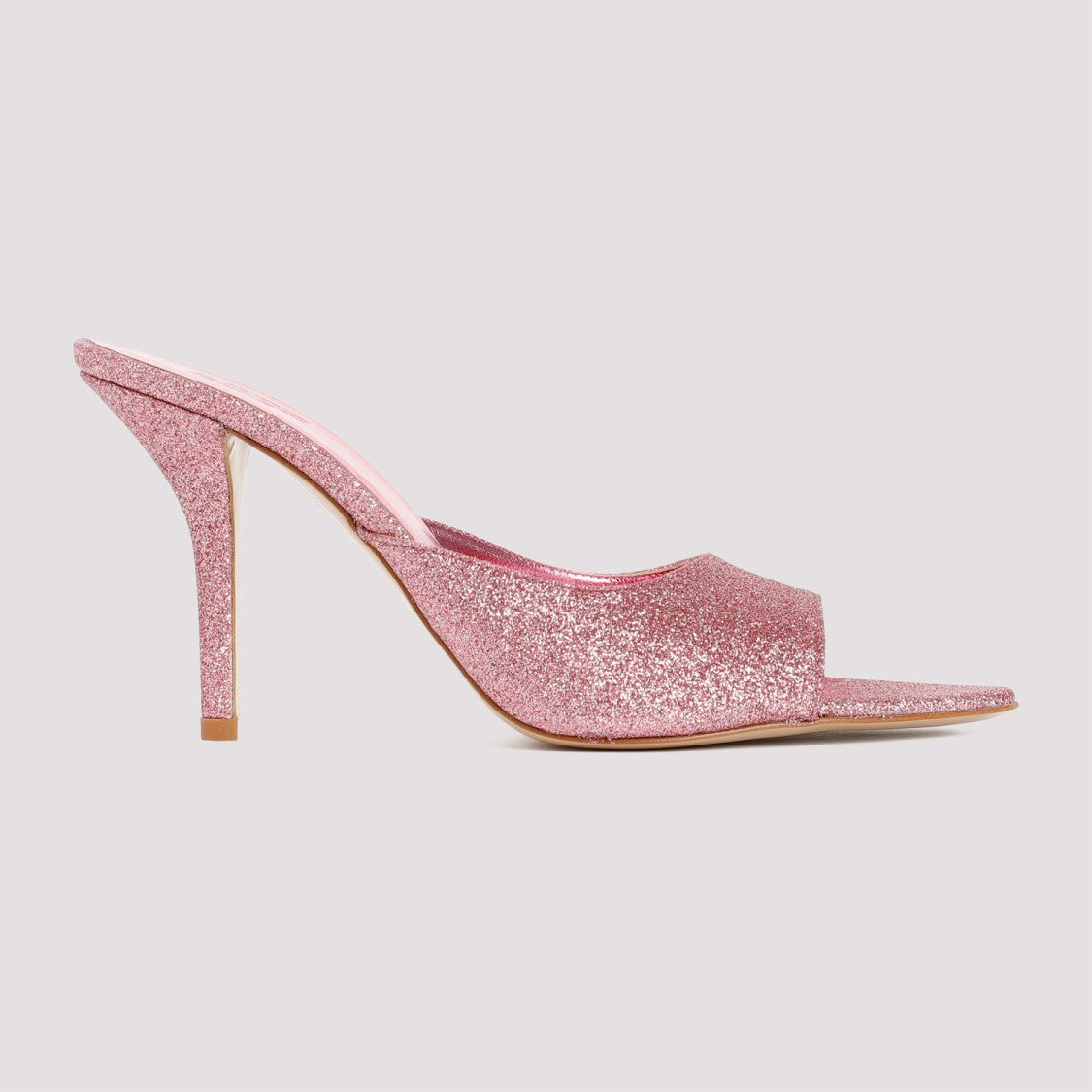 Gia Borghini Pernille Dark Pink Glitter Perni Mules