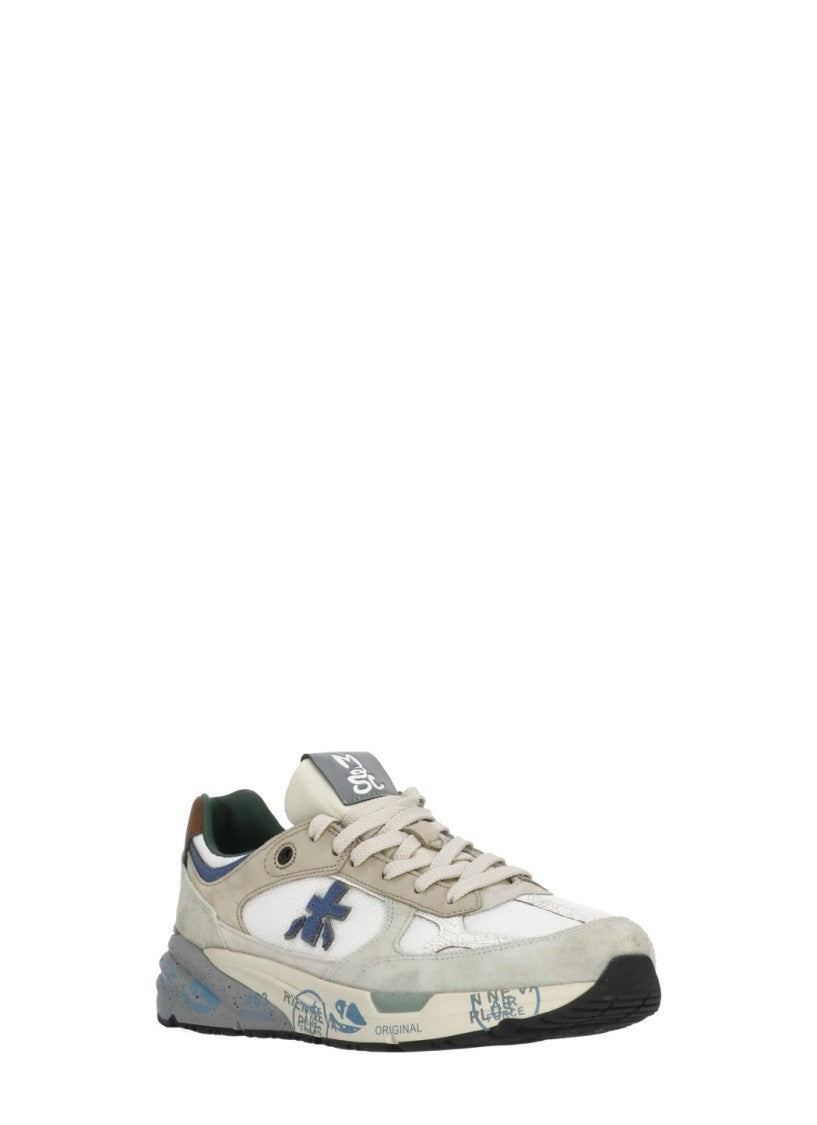 Premiata Beige Mase25 Ivory Inserts Sneakers