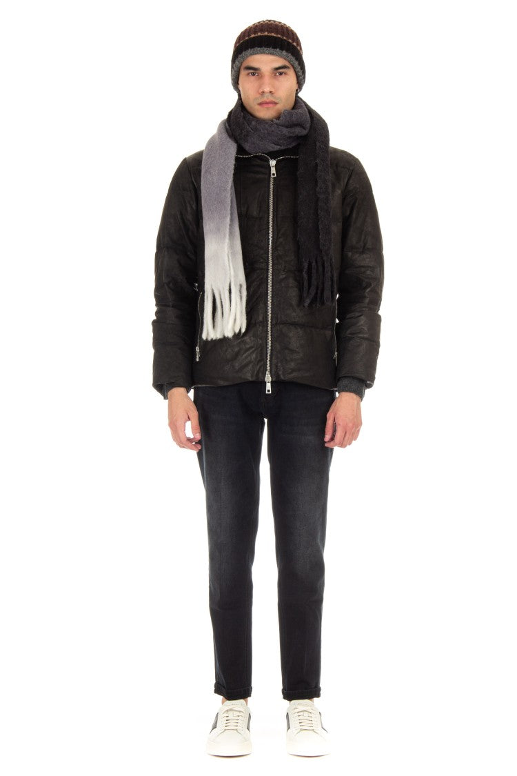 Giorgio Brato Padded Down Leather Bomber