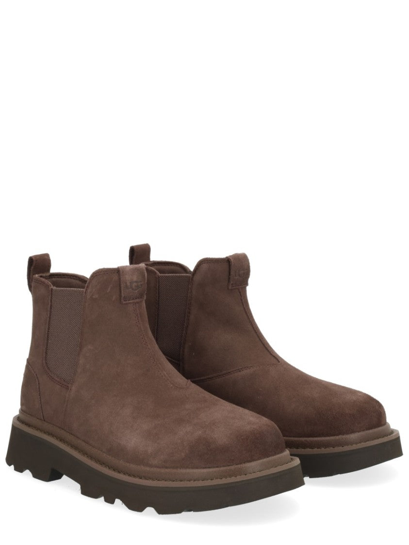 Ugg Brown Lug Sole Leather Boots