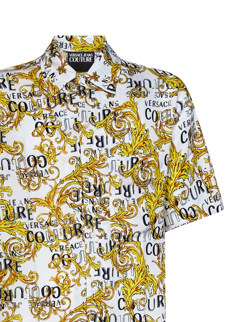 Versace Jeans Couture Print Logo Baroque Shirts