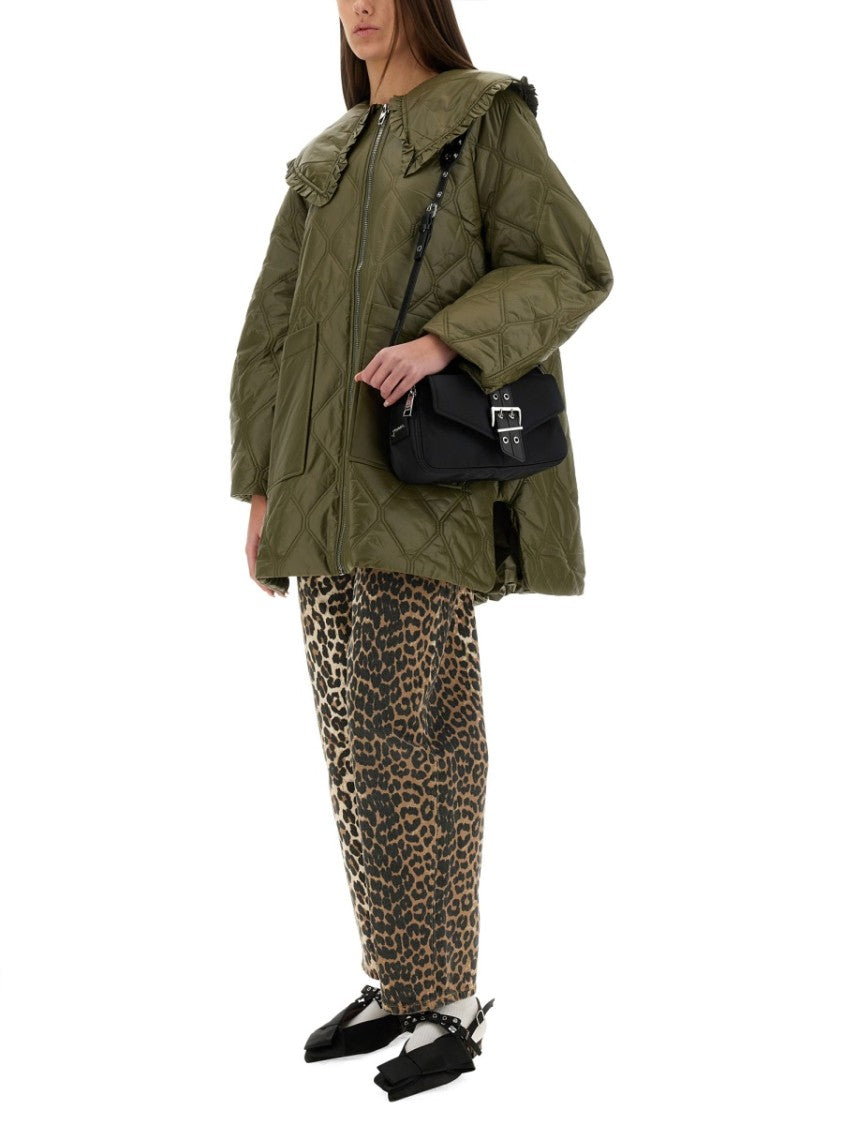 Ganni Quilted Midi Jacket