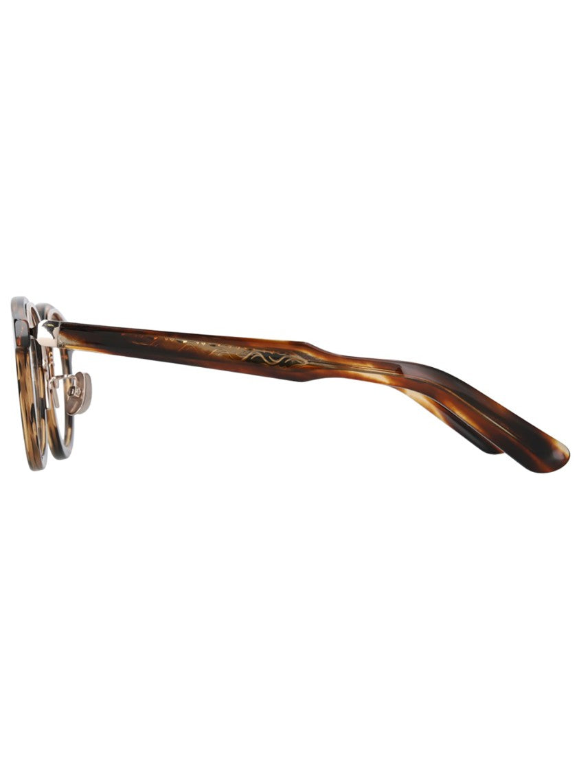 Yellows Plus Round Acetate Optical Frames With Tortoiseshell Pattern