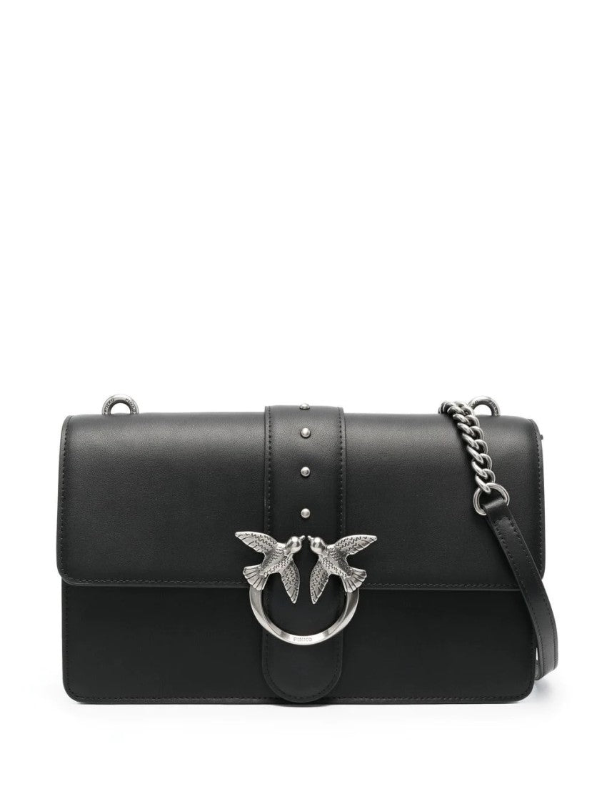 Pinko Love One Classic Black Shoulder Bag