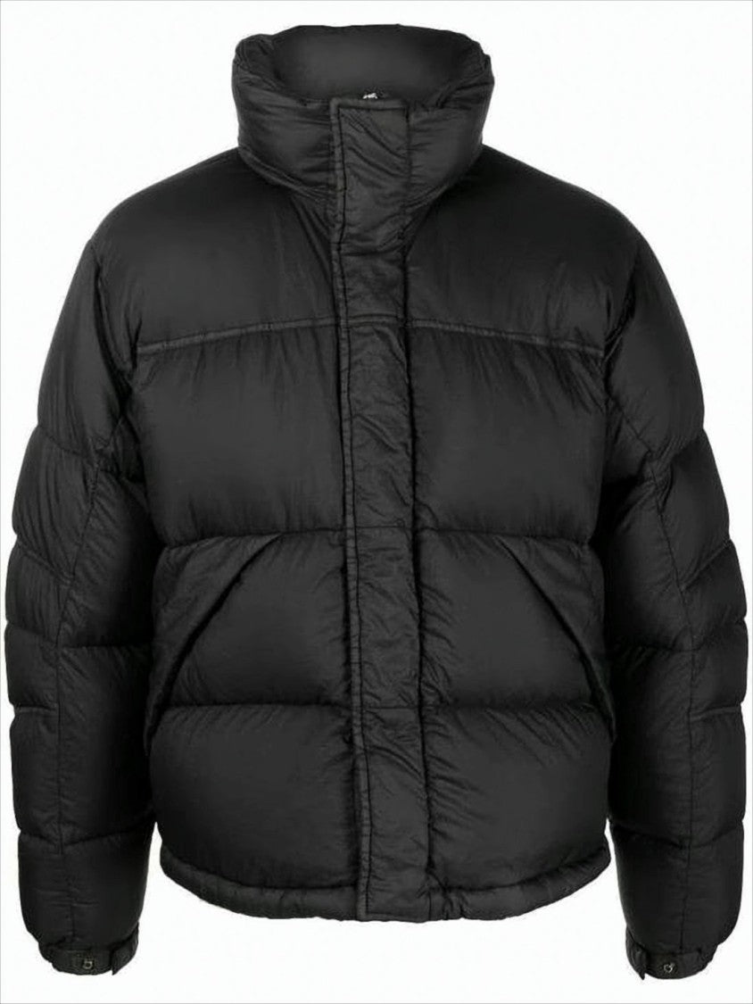 Ten C Quilted Black Puffer Jacket