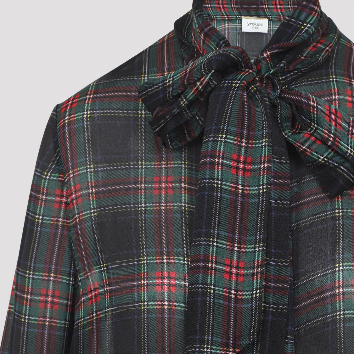 Saint Laurent Black Silk Blouse