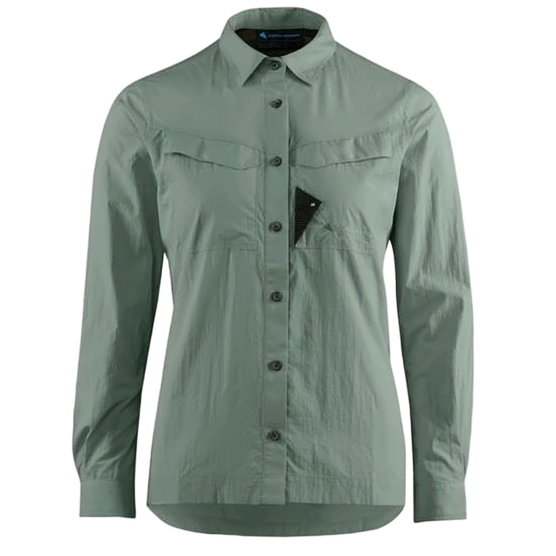 Klattermusen Tailored Button-Up Shirt With Classic Collar And Chest Pockets