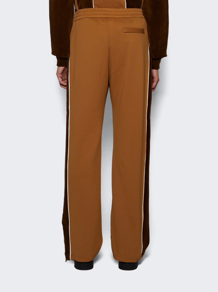 Casablanca Two Tone Track Pant - Biege And Brown