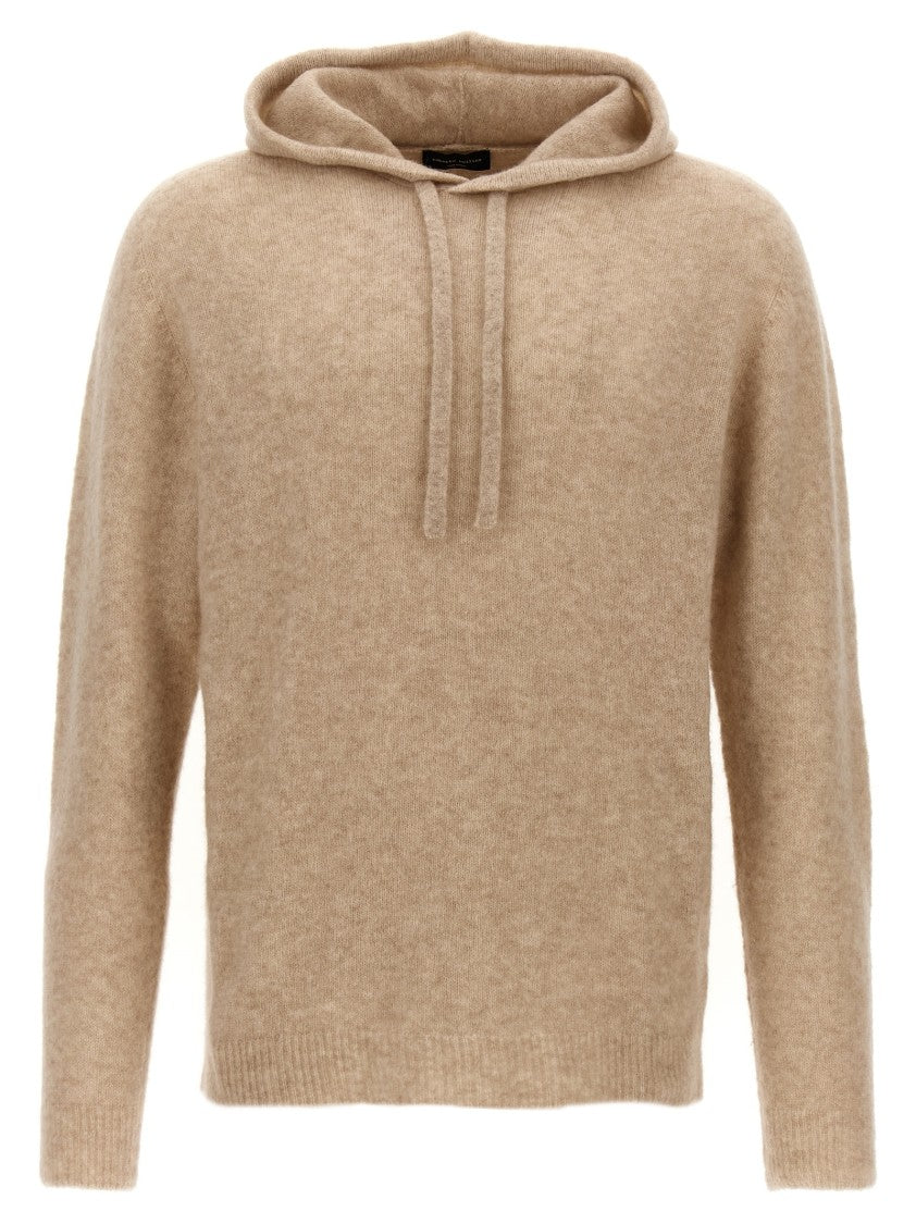 Roberto Collina Cashmere Blend Hooded Sweater