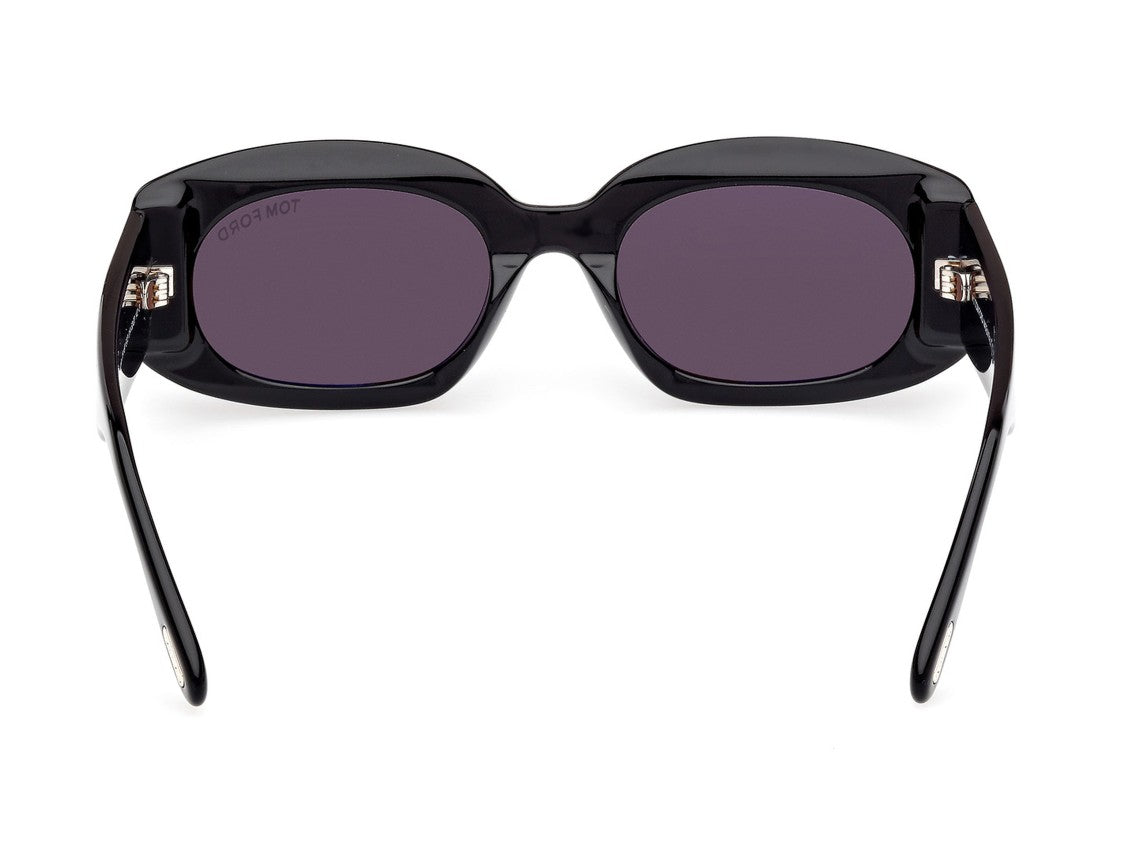 Tom Ford Gold Ft1187 Bold Oversized Square Sunglasses