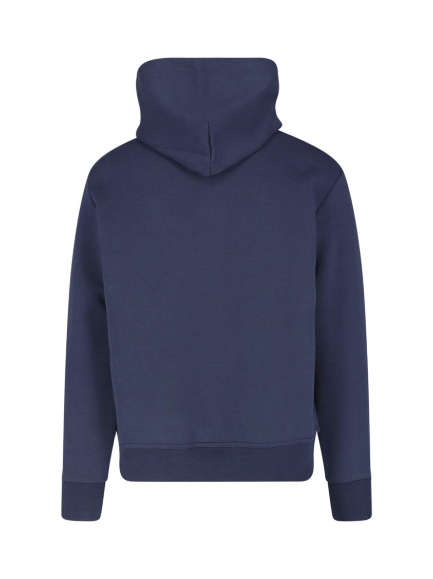 Polo Ralph Lauren Blue Recycled Cotton Blend Hooded Sweatshirt