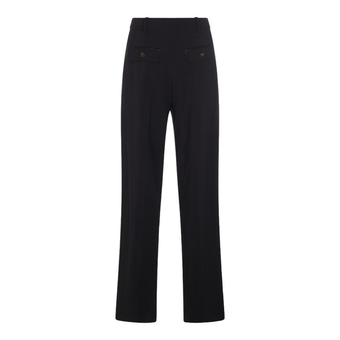 Elisabetta Franchi Straight-Leg Trousers With High Waist
