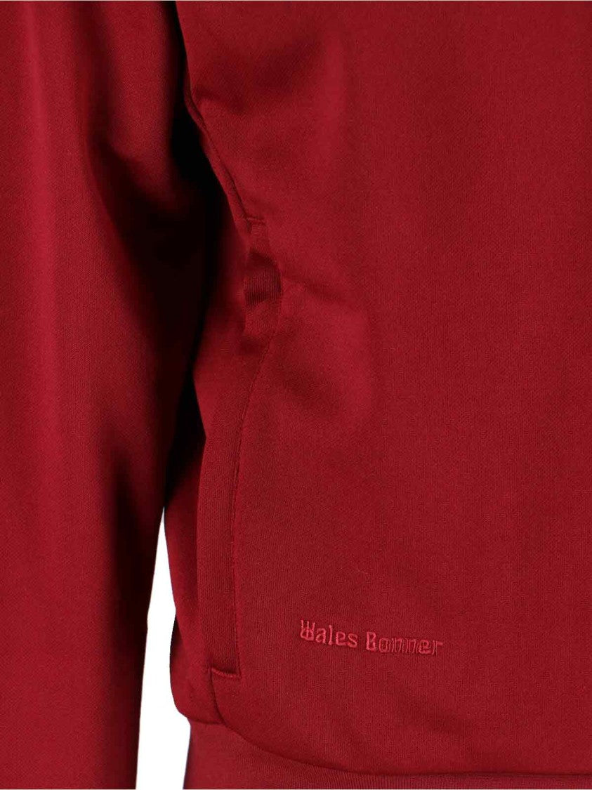 Adidas X Wales Bonner Bordeaux Cotton Blend Zip-Up Hoodie