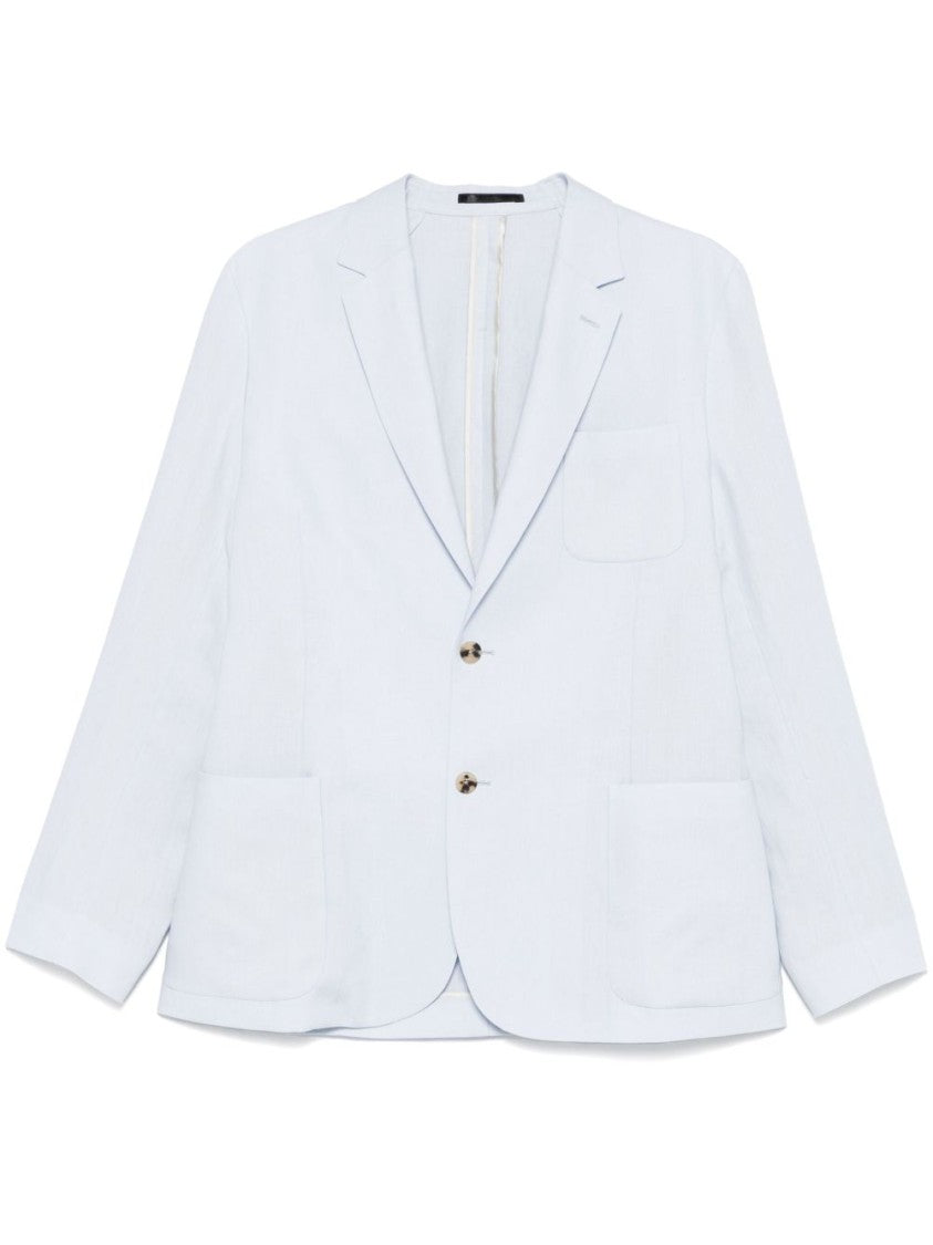 Paul Smith Light Blue Two-Button Tailored Jacket