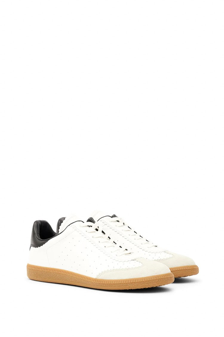 Isabel Marant Brycy Leather Sneakers With Suede Details