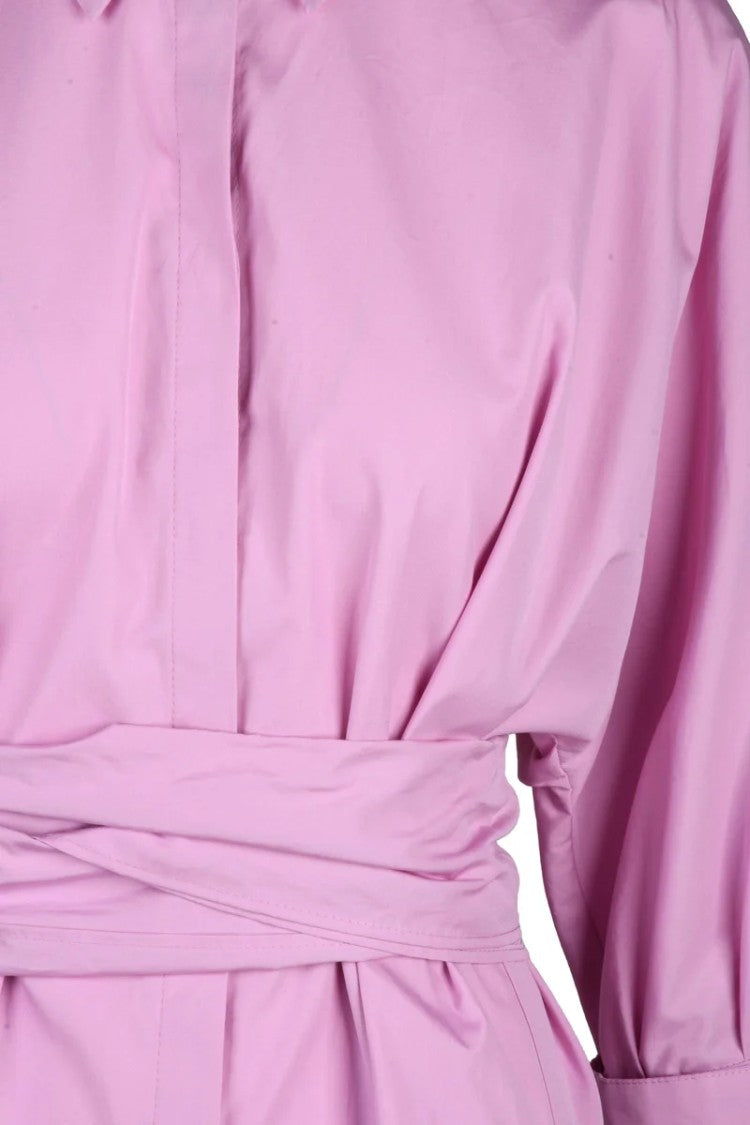 Max Mara Puff Sleeve Midi Dress