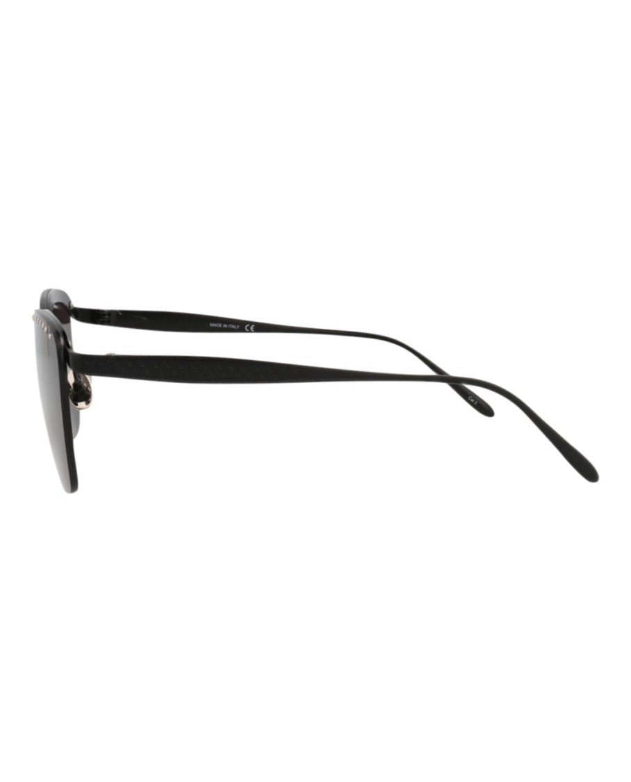 Alaïa Square-Frame Metal Sunglasses