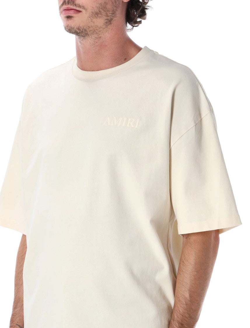 Amiri Grad Ma Check Patch Bandana Print Embroidered Oversized T-Shirt