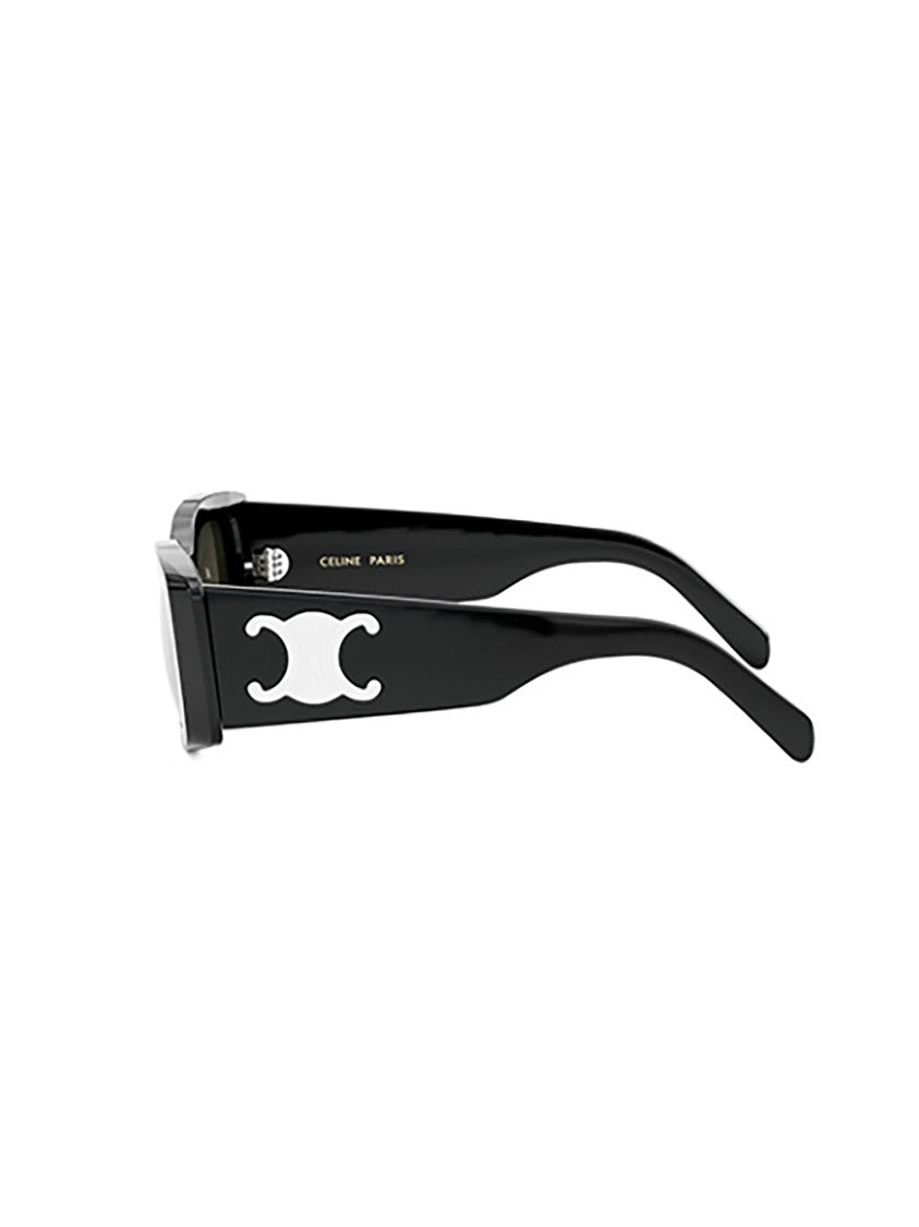 Celine White Cl40282u Rectangular Acetate Sunglasses