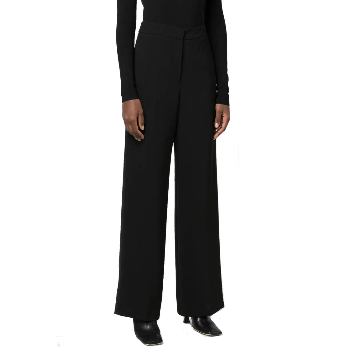 Blanca Vita Palazzo Wide-Leg Pants With Minimalist Design