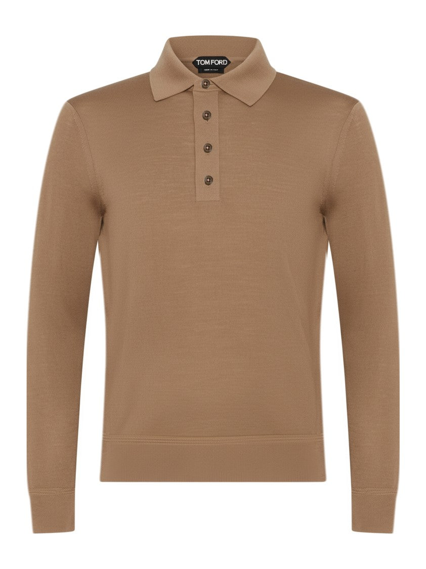 Tom Ford Merino Wool Polo Sweater