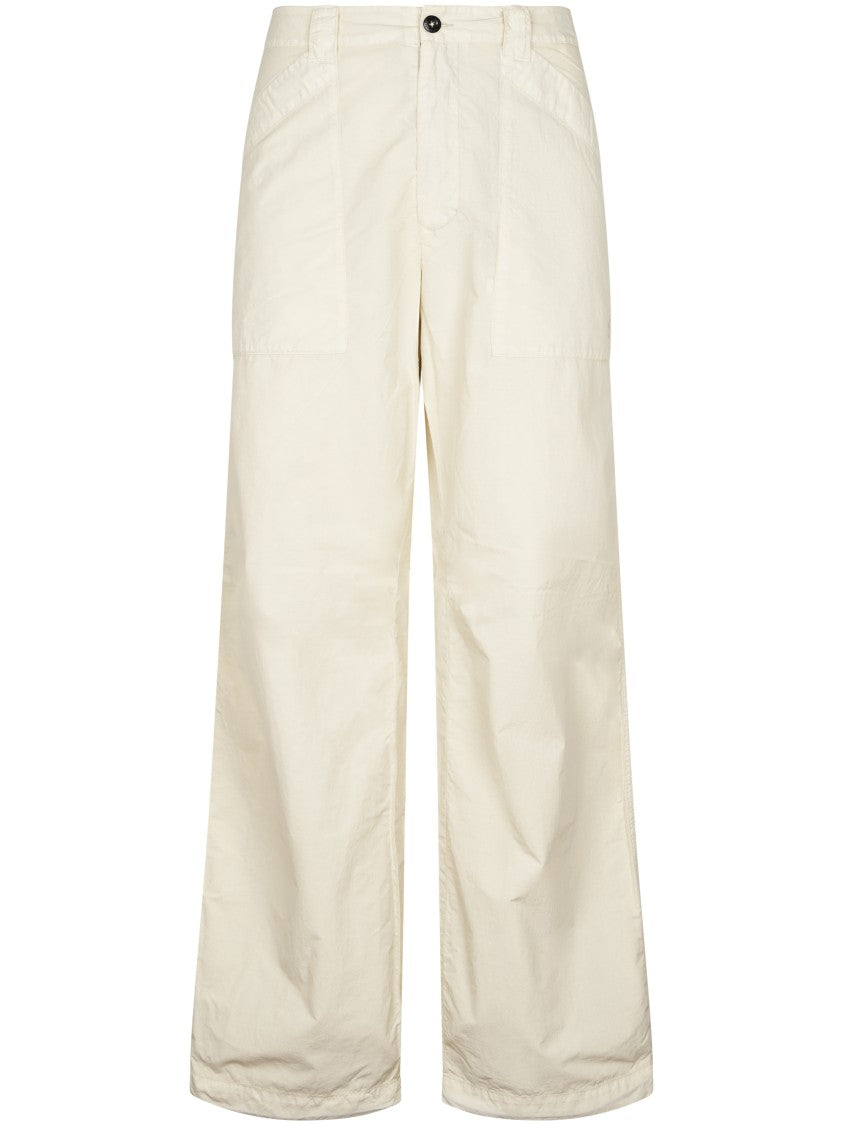 C.P. Company Loose-Fitting Nylon Trousers With Wide Leg