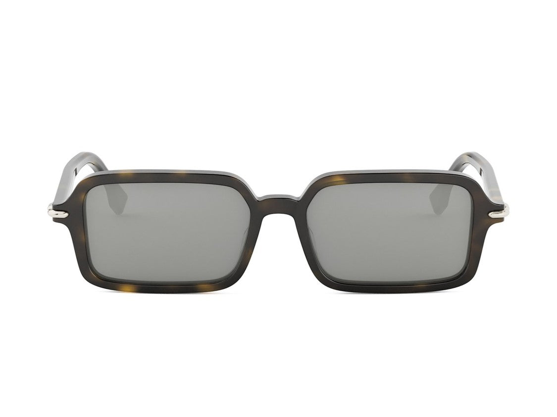 Fendi Fe40174f Oversized Tortoiseshell Square Sunglasses