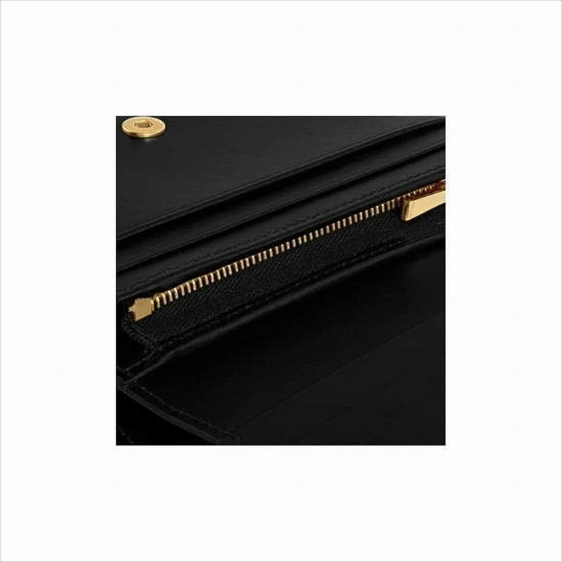 Celine Compact Black Calfskin Wallet