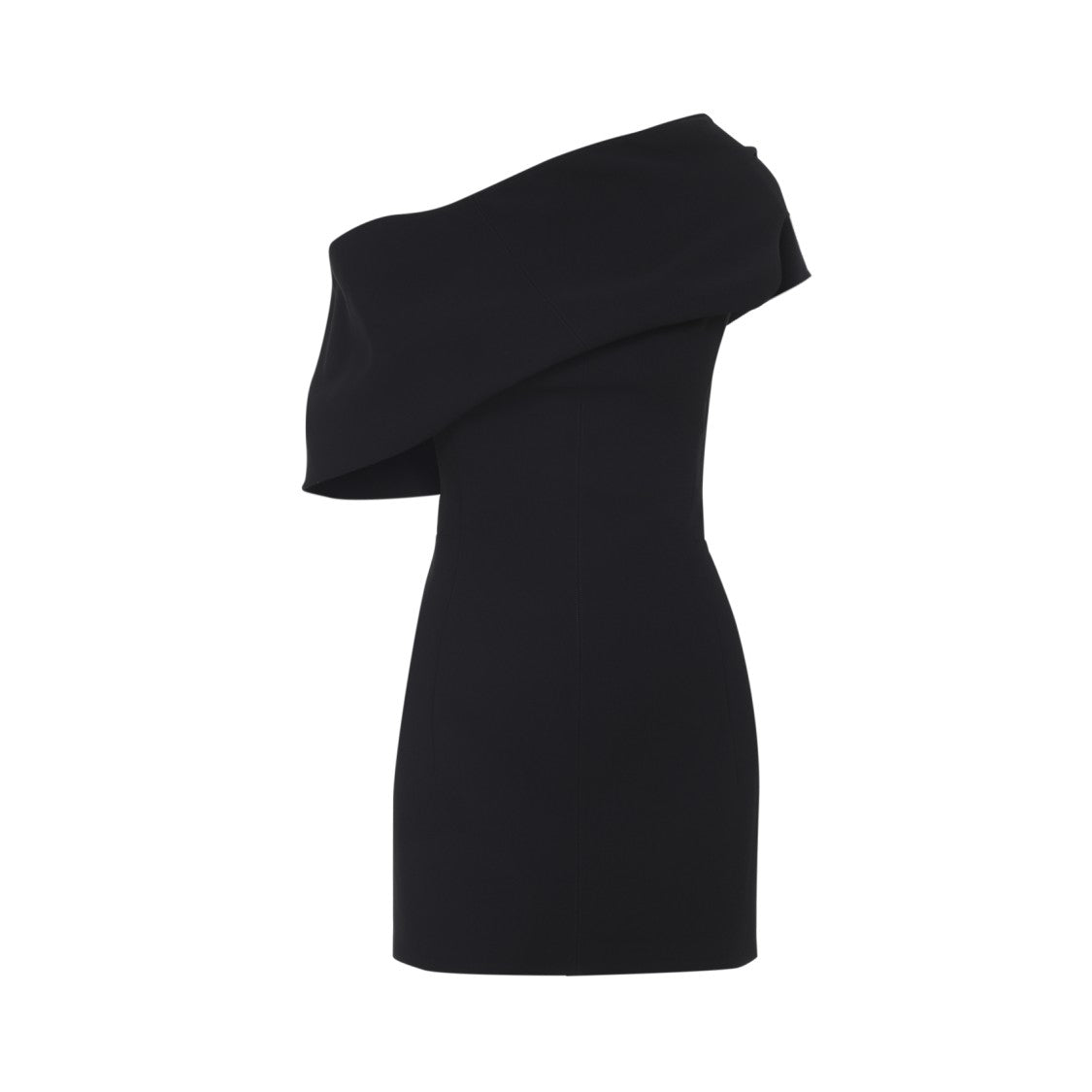 Jacquemus Asymmetrical One-Shoulder Mini Dress