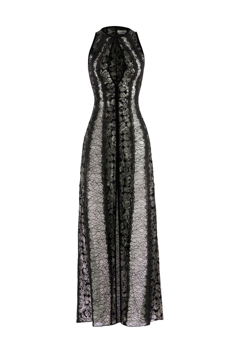 Saiid Kobeisy Jet Black Crepe Short Dress